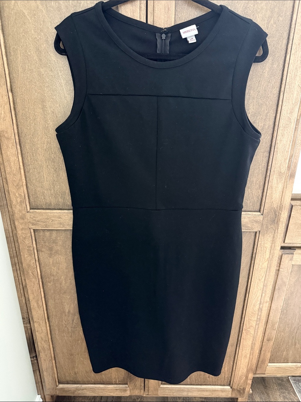 Black Sleeveless Sheath Dress